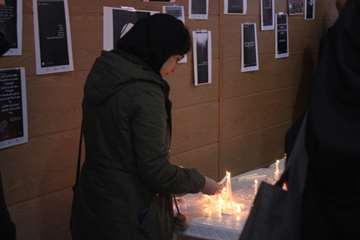 یادبود کشته شدگان سانحه هوایی اکراین